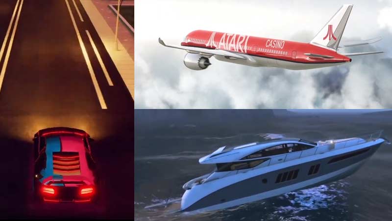 Atari Casino Metaverse: Car, Boat and Airplane